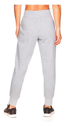 Reebok Women's Cozy Fleece Jogger Sweatpants With Pockets (X-Large, Grey Heather) #TOP10