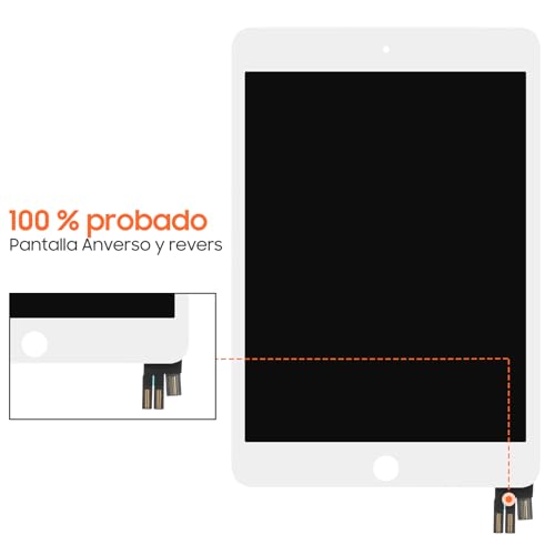 Écran LCD iPad Mini 5 assemblé avec numériseur en verre blanc pour modèles 2019