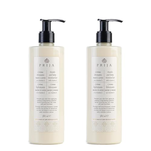 Prija Bodylotion, aufbauende Körpercreme mit Vitamin E für Hände & Körper 380 ml Feuchtigkeitslotion Italien Hotels Spa Wellness (2)
