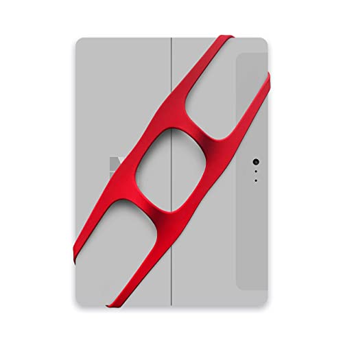 Padlette Tablet Handle, Holder, Grip For Ipad Kindle Fire Hd Surface Galaxy Tab And Compatible With Any Tablet With A Display From 8 Inches To 11 Inches (Mid-Size D3 Red) #TOP4