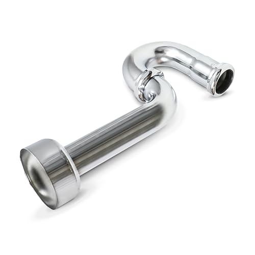 Highcraft 34934-T Trap with Box Escutcheon, Plug, for Tubular Drain Applications