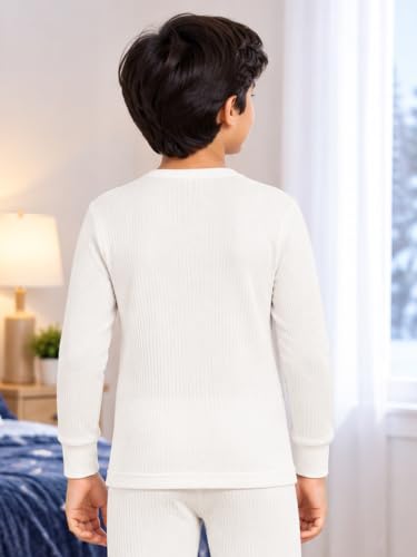 Image of BODYCARE Unisex Polycotton Slim Fit Thermal Tops Round Neck Full Sleeves Pack Of 1