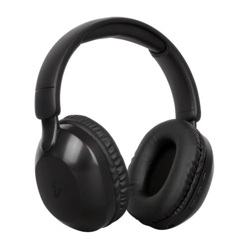 Vultech Octopus HBT-20BK 2.1 Casque Supra-auriculaire sans Fil Bluetooth 5.3 et Aux avec Microphone, contrôle de Piste, Gestion des appels, Charge Type-C, autonomie 12 Heures, couplage Automatique