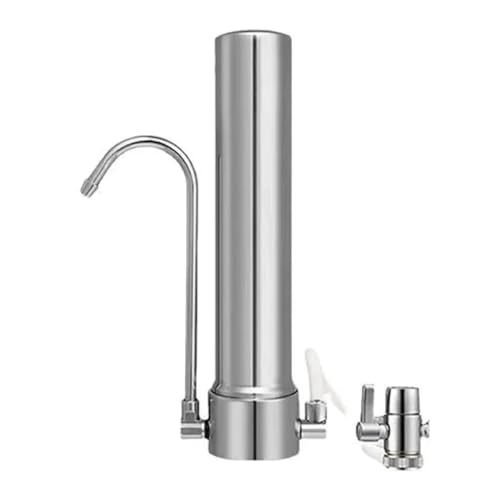 Sistema de filtrado Agua encimera con Grifo Acero Inoxidable for descalcificación la Cocina Reemplazo Filtro Varilla carbón cerámico(Ceramic Filter Set)