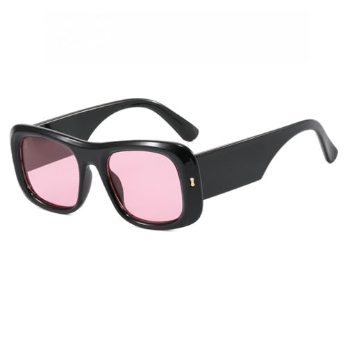 Lunettes de soleil surdimensionnées UV400 unisexes style rétro à rivets