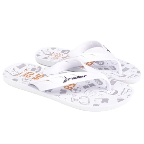 Chinelo de dedo, Street Olé, Rider, Masculino, Branco, 39/40