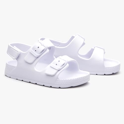 EasyStar Boys and Girls Lightweight Dual-Adjustable Sandal Buckles With Hook and Loop Heel Closure2