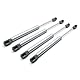 DOJA Barcelona | Gasdruckfeder | 60N | 4 Pack Gasdruckdampfer | Gasstoßdampfer | Gasfeder Dampfer | Gasfeder hydraulisch fur Kuchenturen | Kuchenschrank, Badezimmer, Wohnwagen, Wohnwagenhalterung