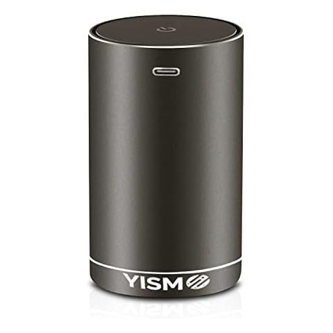 Yismo Clean Air Freshener and Odor Eliminator With Scent Cartridge, Small Electric Fragrance Diffuser, Removes Pet, Smoke and Other Odors, Smart-Touch USB Charge (Pet, Black) Cover