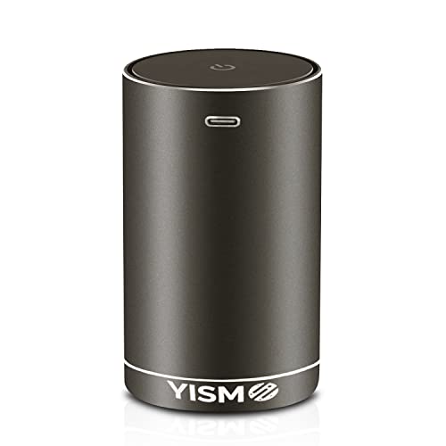 Clean Air Freshener and Odor Eliminator. Travel Size Electric Fragrance Diffuser Removes Pet, Smoke and Other Odors. Smart-Touch USB Charge. Home, Office or Travel. (Pet, Black)