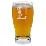 Excellente idée de cadeau pour les anniversaires, anniversaires de mariage, cadeaux de bonne chance, cadeaux de célébration, cadeaux de pendaison de crémaillère, Noël, juste parce que et plus encore Joli verre à bière sur mesure avec base lourde et bord roulé qui aide à protéger contre les éclats.