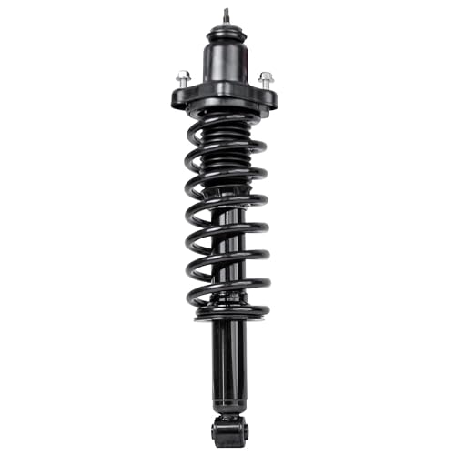 Image of Detroit Axle - AWD 6pc Suspension Kit for Jeep 2007-2008 Patriot Compass 4 Front Rear Struts with Coil Spring Assembly 2 Front Sway Bar End Links Replacement