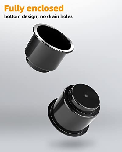 image for JoyTutus Cup Holder Insert 2pcs for RV Boat Car Couch Golf Cart, Elega