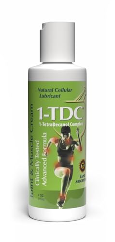 1-TDC Joint & Muscle Relief Cream - Use On Back, Knee, Neck, Shoulder, Hip - Soothes Stiff Joints, Muscles, and Injuries in 5-10 Minutes - Relaxer - 4 oz