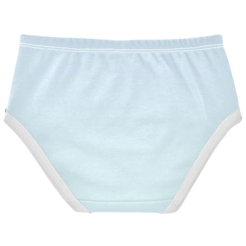 Joisal Elegant Blue Light Cyan Gradient Toddlers Underwear Floral 2t Cotton Girl Panties Cute Cartoon Kids Undies Briefs2
