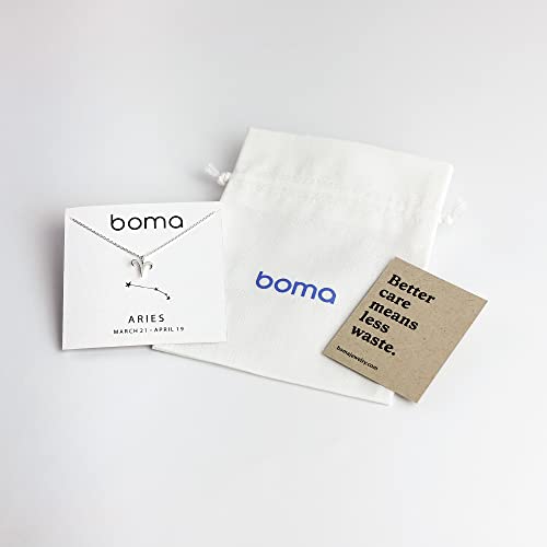 Boma Jewelry Sterling Silver Zodiac Sign Pendant Necklace, 18 Inches4