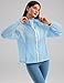 Avoogue UV Jacket Sun Protection for Women Full Zip Cropped Workout Jacket Summer Fashion 2025 Blue XL