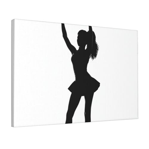Impression sur toile de pom-pom girl HD poster mural suspendu salon
