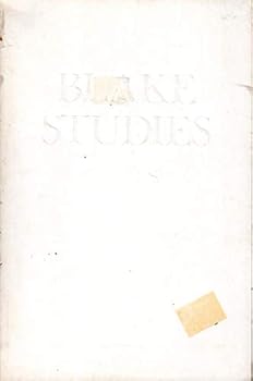 Paperback BLAKE STUDIES. Volume 8. Numbers 1 Book