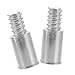 DEARMAMY 6pcs Threaded Tip Replacement Broom Handle Kit Aluminum Alloy American Threading Compatible Mop and Types Easy to Install and Maintain