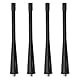 EMSea 4 x Einband-UHF-400-480 MHz SMA-Buchsen-Antenne, kompatibel mit Baofeng Zwei-Wege-Radio BF-888S/BF-777S/BF-666S 50 Ohm Impedanz 11,5 cm