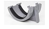 Poliducto RR102 gris Unión soporte para 112 mm semicircular canalón) sistema