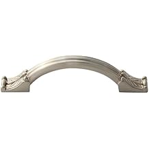Alno A1476-35-SN Fiore Traditional Pulls, Satin Nickel