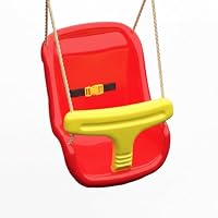 Plum Baby Swing Seat Accessory with Adjustable Ropes (Red)