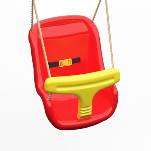 Plum Baby Swing Seat Accessory with Adjustable Ropes (Red)