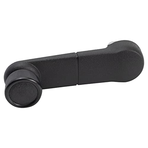 Image of TRQ Metal Reinforced Front Window Crank Handle Set Black Compatible with 2009-2014 Ford E-150 E-250 2009-2019 E-350 E-450 Super Duty 2000-2005 Excursion 1998-2014 F-150 2004 Heritage