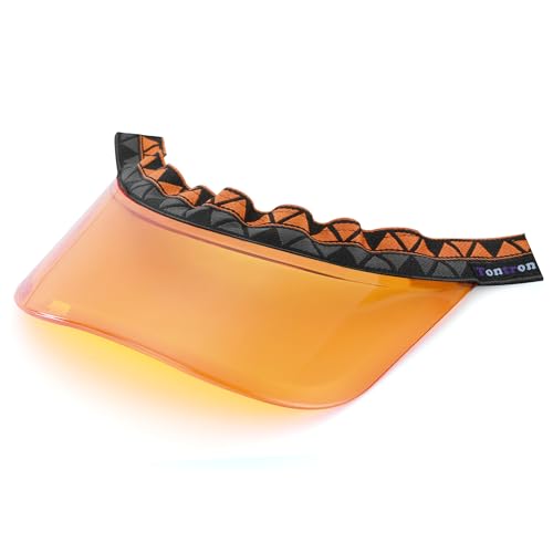 Évitez l'éblouissement avec la visière de casque amovible Tontron Colourvisor orange
