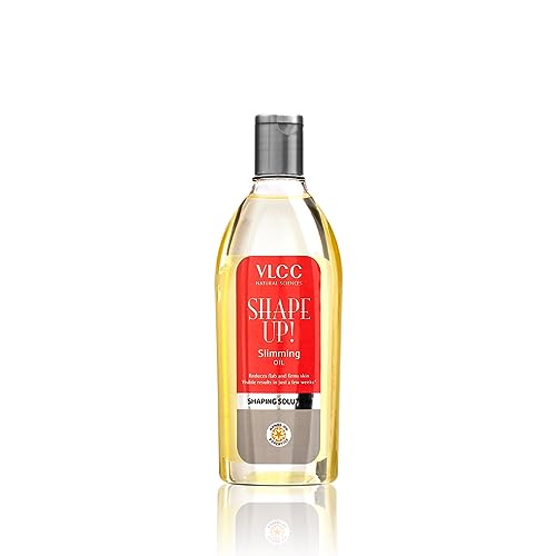 Image of VLCC Shape Up Slimming Oil - 200ml | Fights Cellulite, and Reduces Flab | Firms Skin and Increases Skin Elasticity | With Cypress, Juniper Berry Fruit and Sweet Fennel Oil.