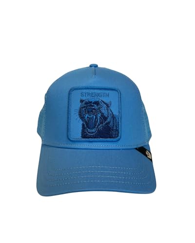 Goorin Bros. Chapeau Strength Panther Trucker Cap Bleu avec Patch