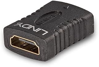 LINDY 4K HDMI Coupler / Extender, HDMI 2.0, 4K@60Hz, HDMI Female to Female, Gold Plated, for TVs, Blu-Ray, Monitor, Projector, Sky, Virgin, BT, Xbox, PS4/5, Home Cinema, UHD, 3D, HDR, HDCP, Ethernet