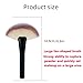 Fan Makeup Brushes,2 pcs Black large fan brush and Powder Foundation Brush for Cosmetics, Soft and Dense Brushes for Powder, Blush, Highlighting, and Foundation”