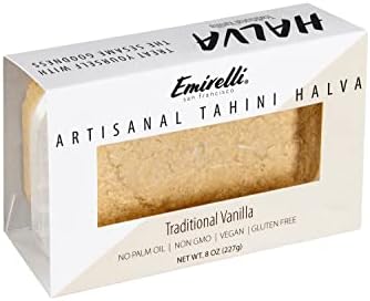 Emirelli Artisanal Halva Dessert – Tasty Traditional Vanilla Flavor
