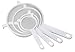 HIC Kitchen Double-Ear Fine Mesh Strainer, BPA-Free, 5.5-Inch, For Sifting Baking Ingredients, Straining, And Draining Soups, Sauces, And Stocks