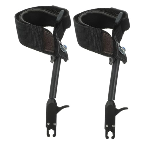 POPETPOP 2-Pack Compound Release Aid Wrist Strap Sturdy Release Device for Hunting Accessories