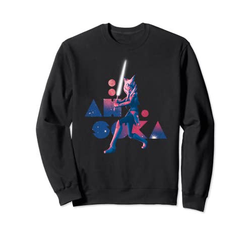 Sweat Star Wars Ahsoka Tano rose galaxie : le cadeau d'anniversaire original pour fan de la saga
