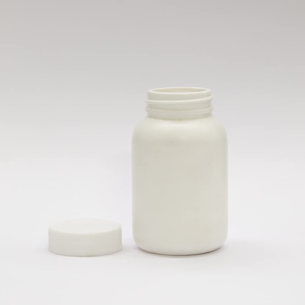 Patco - 120ml White HDPE Empty Bottle For Capsules & Tablets - For Ayurvedic Powder Storage Bottle/Air Tight (Pack of 50)