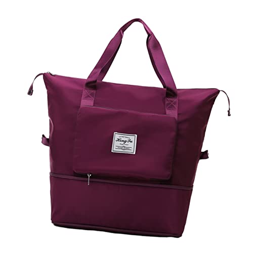 NC Bolsa dobrável de viagem de viagem impermeável multifuncional Oxford pano bolsa bolsa de mão para