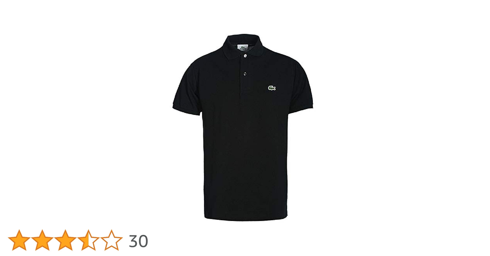 LACOSTE ブラック ポロシャツ US M l1212 ラコステ LACOSTE 【正規品】 ポロシャツ L1212 （ブラック