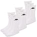 Produktbild Kappa 9 Paar SONOTU 3 Sportsocken Gr. 35-46 Unisex Tennissocken, Farbe:White, Socken & Strümpfe:39-42