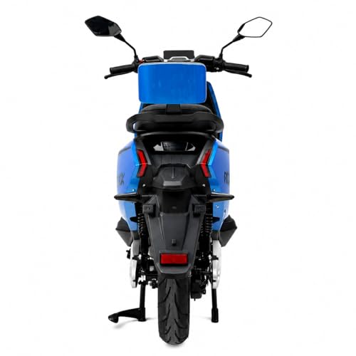 Image of EOX ROX Electric Scooter for Adults | 48V Removable Lithium Battery | 50-60 km Long-Range Ride | Lightweight Non-RTO E-Scooter (SPORTS BLUE)