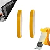 両面テープ 強力 布用 裾上げテープ アイロン不要 パンチラ防止 肌ピタ ズレ防止 裾直し ズボン スカート カーペット固定 DIY カーテン補修 ガラス繊維入り 透明 多機能 自由カット 家庭 オフィス 学校 工業用 サイズ：10mm×10m