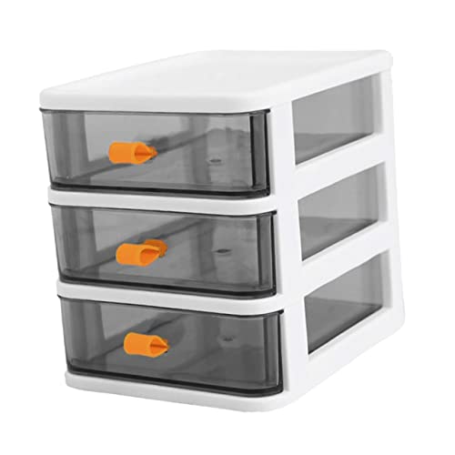 COLLBATH Mini Desktop Storage Box with Kitchen Seasoning Refrigerator Bag Organizer Compact Cabinet for Office Home Use Space Saving Storage Solution