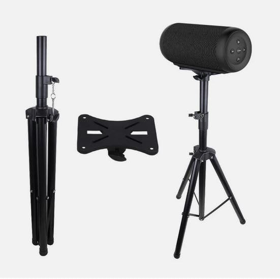 Supporto Stativo per Casse Acustiche Stativi per Altoparlanti Cavalletto Treppiede Diffusore Professionale ad Altezza regolabile Allungabile 120cm Pieghevole Universale