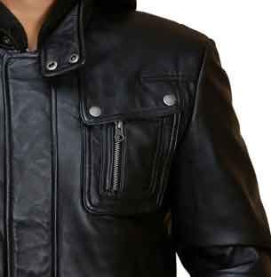 Superior Leather Garments - Blouson - Cape - Homme - Noir - X-Large – vue 5