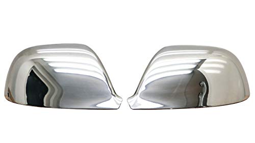 Coques de rétroviseur Audi Q7 4L 2005-2015 en acier inox chromé pour protection rétroviseurs