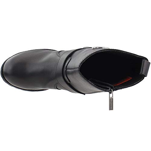 Image of Harley-Davidson Women's Howell 6.75 inch Black Waterproof Motorcycle Boots, D84665